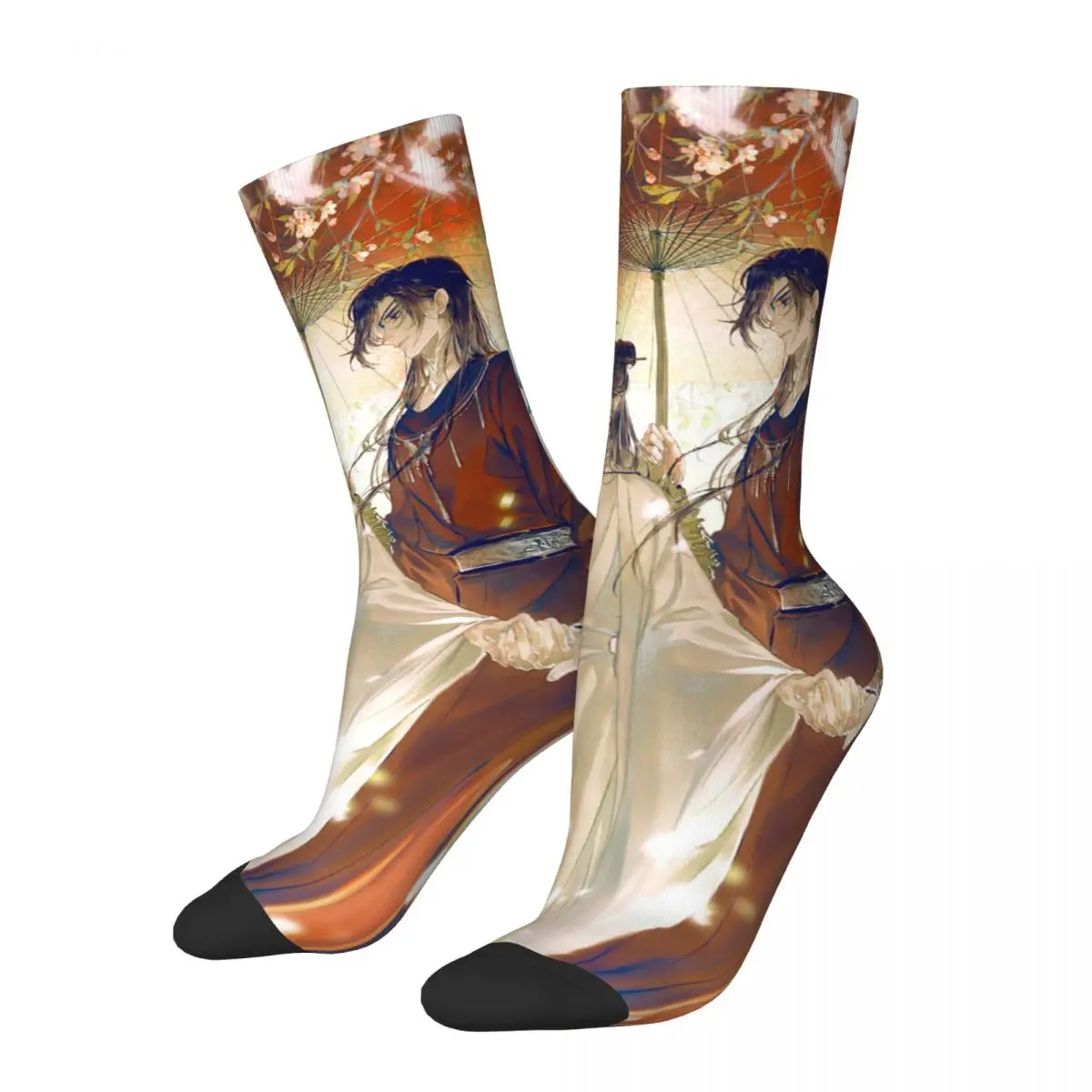

Счастливые забавные мужские носки Xie Lian Hua Cheng небесные официальные благословения носки из полиэстера аниме Yaoi ЛГБТ спортивные женские мужские носки