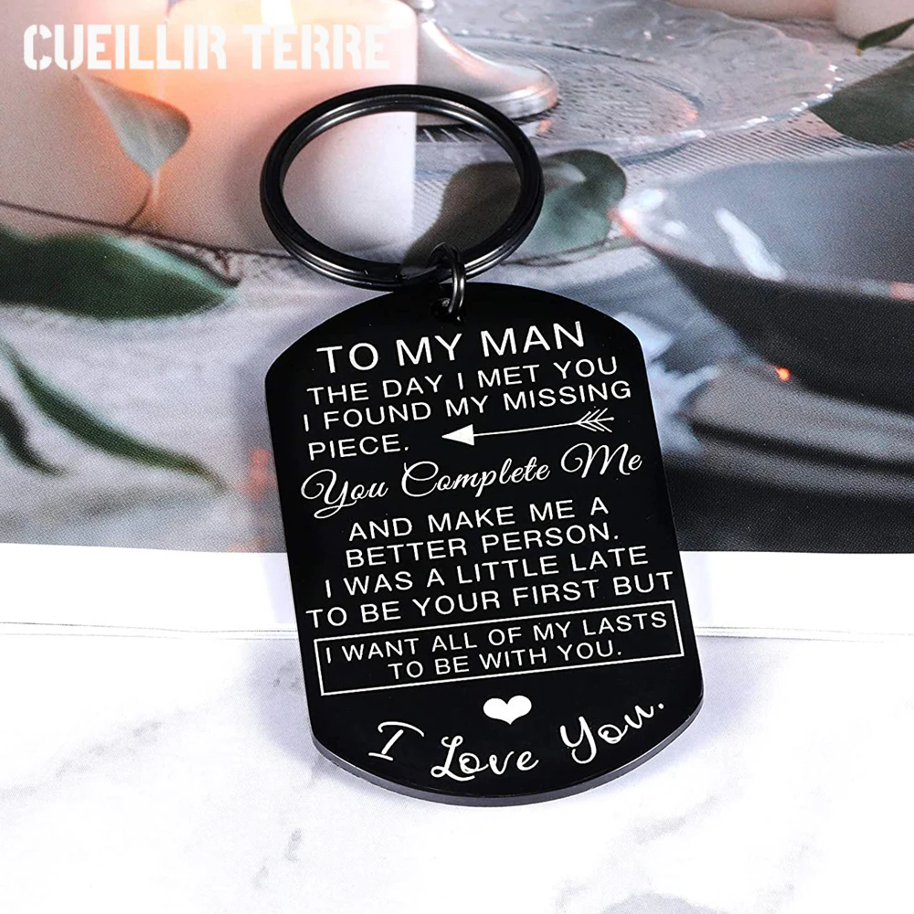 

Valentine's Day Gift Family Keychain Personalized Original Gift 1 Piece Keychain Love Gift For Boyfriend Couple Gift Key Holder