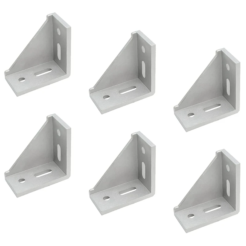 

6 Pcs 4080 Inside Corner Bracket Gusset For 4040 Or 4080 Series Aluminum Extrusion Profile