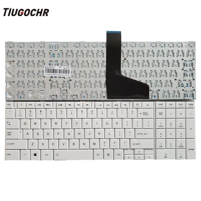 

New for Toshiba C850 C855 C870 C875D C875 C850-02D C850-P5010 US Keyboard white