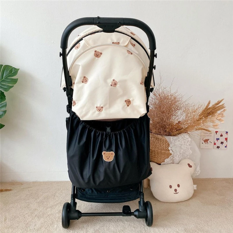 

Portable Mommy Bag Diaper Bags Baby Stroller Storage Bag Organizer Baby Pram Carriage Hanging Bag Bebes Accesorios 2023
