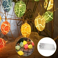 3m easter led string light 20leds easter colorful eggs garland fairy tale lamp string diy easter decorations for home
