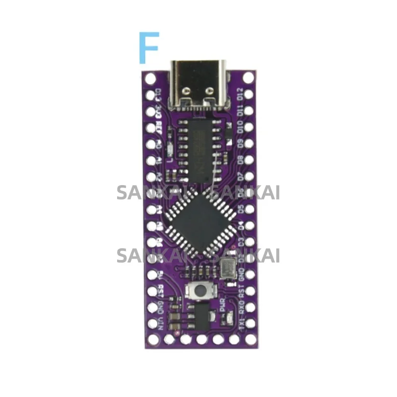 Фото 1-10 шт. LGT8F328P Mini Nano Clone – Type-C/Micro USB, поддержка CH340C/HT42B534, LQFP32 для Arduino №5