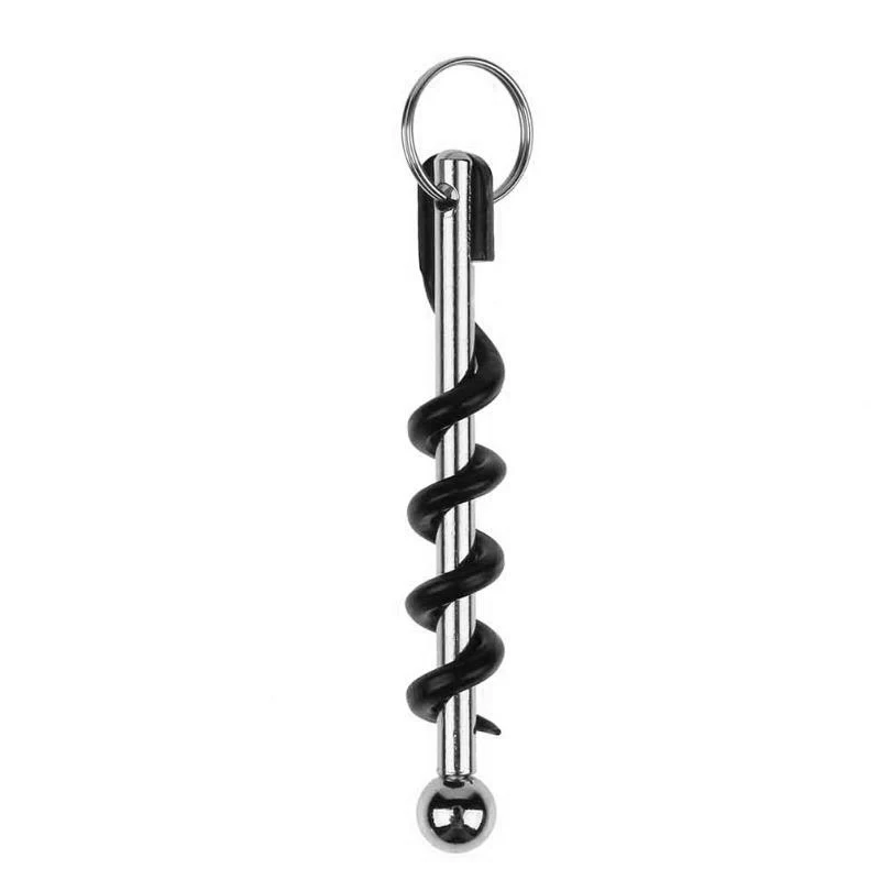 

Portable easy Wine Opener mini Stainless Steel Metal Corkscrew Bottle Corkscrew Double Hinged Outdoor Keychain Wine Opener