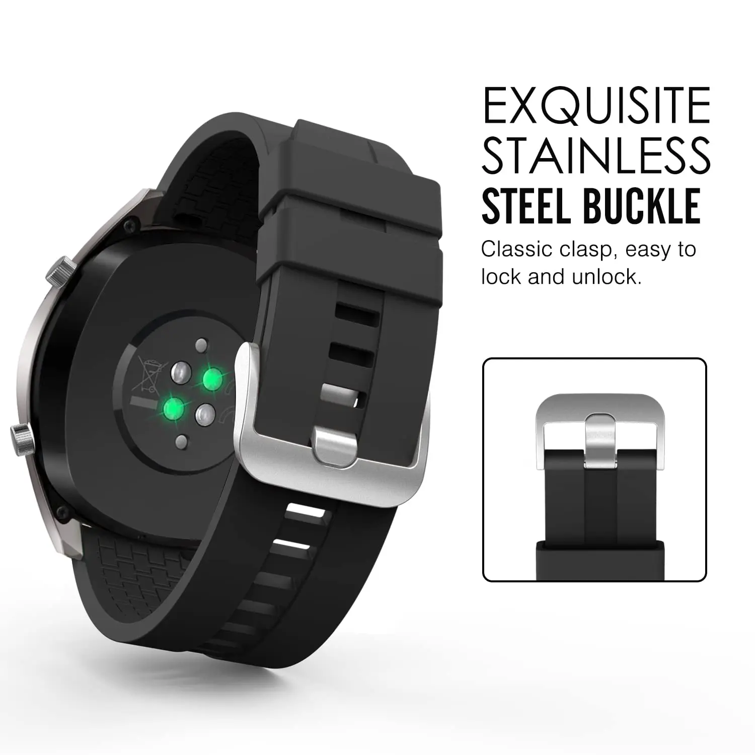 22mm Watch Strap For Huawei Watch Gt/2/2e/3 Pro/Magi Strap Silicone Smartwatch Bracelet Samsung Galaxy Watch 3/45mm/46mm/S3 Band