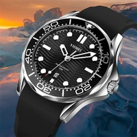 2022 fashion mens watches top luxury brand waterproof sport wrist watch chronograph quartz military leather relogio masculino