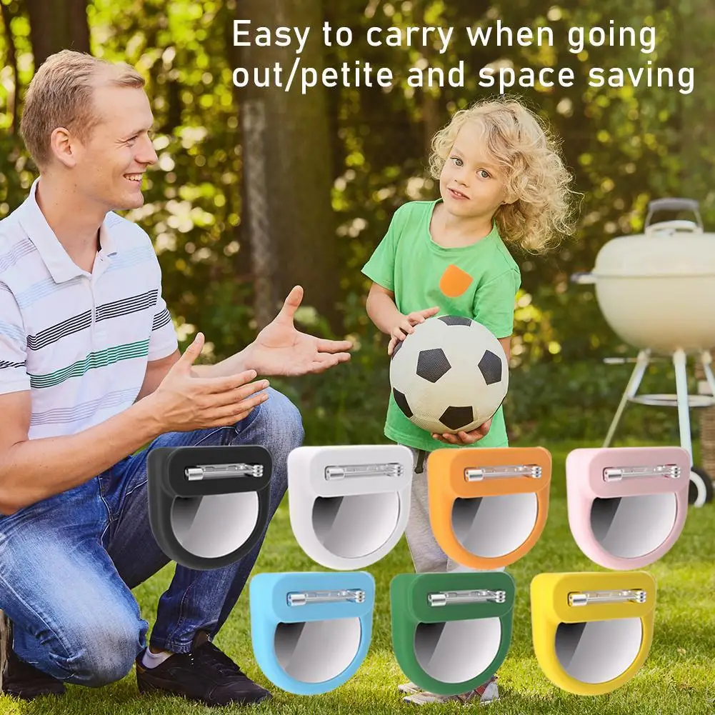 Силиконовый держатель для airtag детей с булавками чехол GPS-трекера пожилых людей