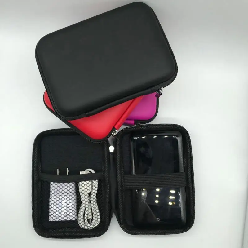 

2.5 Inch Data Cable Storage Box Power Bank External Case-in Universal Mobile Hard Disk Bag Hard Drive Package Case Zipper Bag