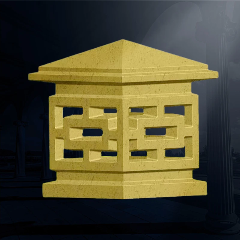 Полая форма лампы для балкона украшения ограждения римской колонны перила