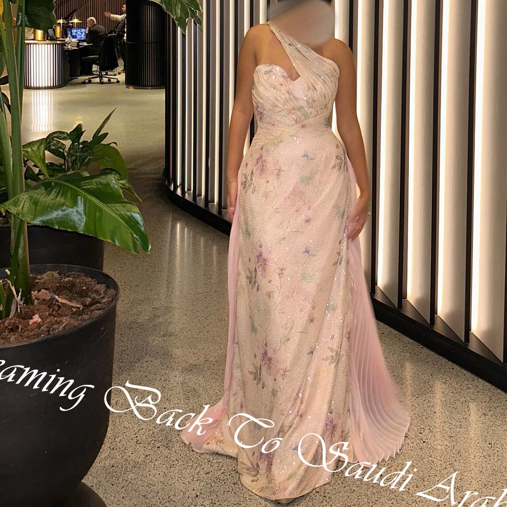 Изысканное шифоновое платье без бретелек с блестками длиной до пола Vestidos De Fiesta