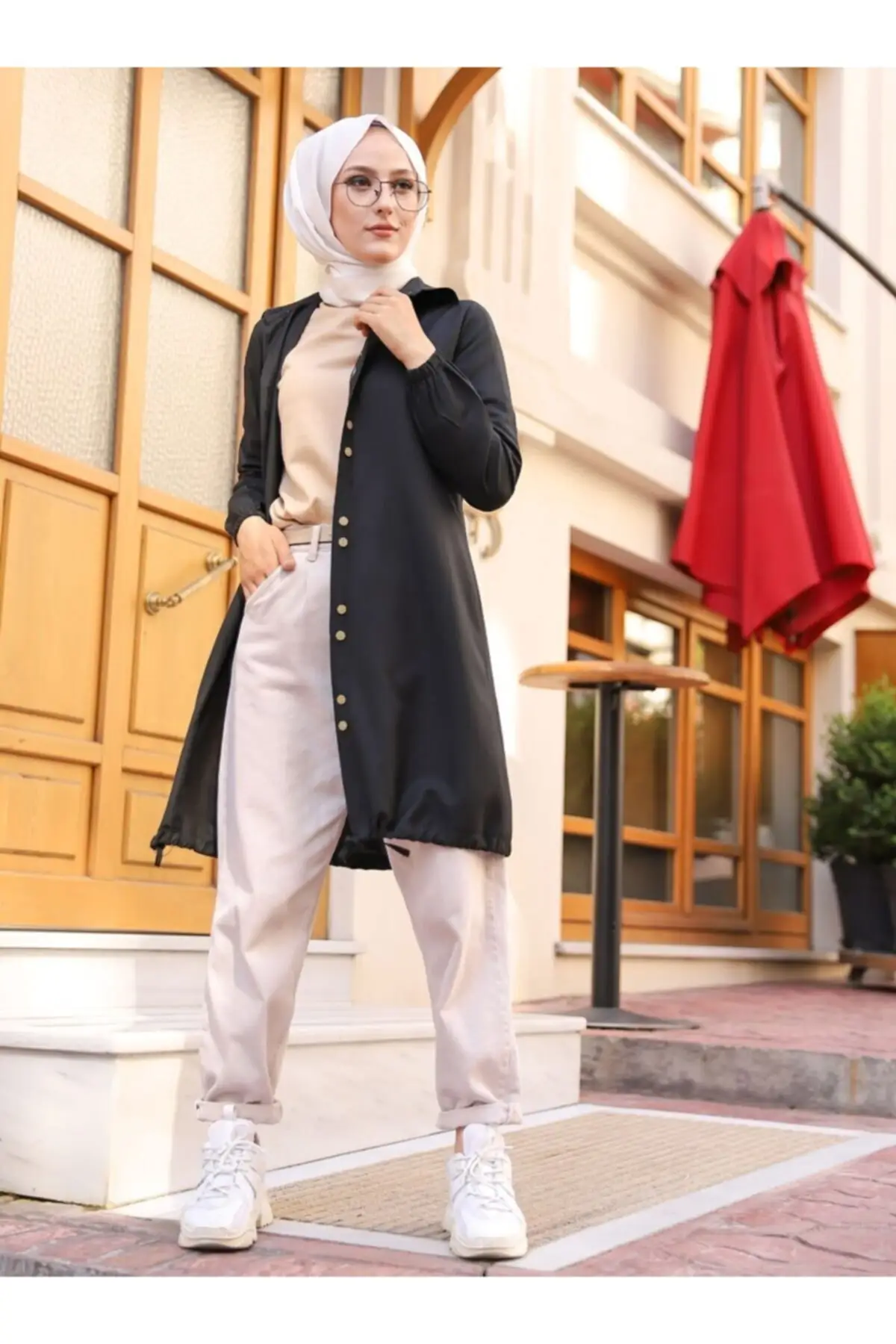 

Height from Buttoned Tunic Muslim Tunic 2021 Fashion