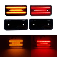 front amber rear red led side marker light bumper repeater lamp for mercedes benz w463 g class g500 g550 g55 g63 amg 2002 2014