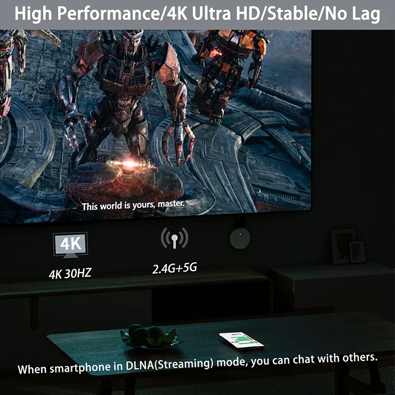 5g 4k беспроводной адаптер HDMI дисплея экран зеркало литой ключ поддержка Miracast DLNA