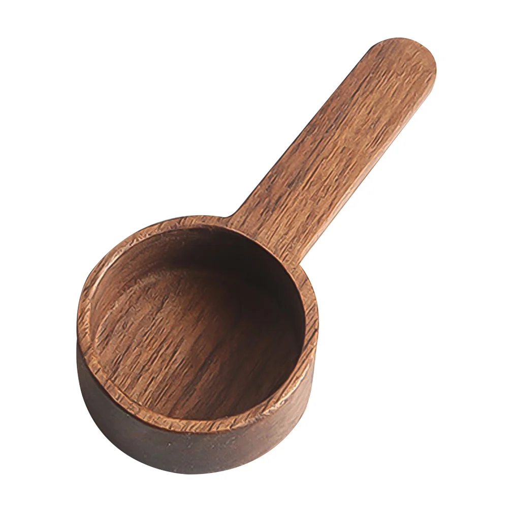 

Spoon Wooden Coffee Spoons Scoop Measuring Kitchenteaspoon Tea Handle Measure Bean Tablespoon Stirring Powder Serving Ladle Wood