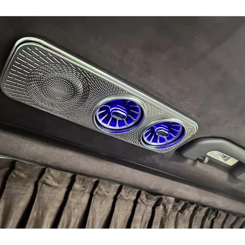 Автомобильное потолочное отверстие для Mercedes Benz V-Class W447 Vito V260 V220d V250, украшение крыши, вентиляционное отверстие, форсунка из АБС-пластика, модифицированные детали из металла