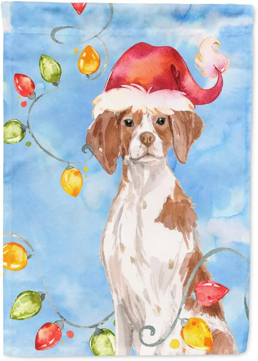 Рождественские светильники Керолайн s сокровища CK2508GF Бретань-спаниель Садовый