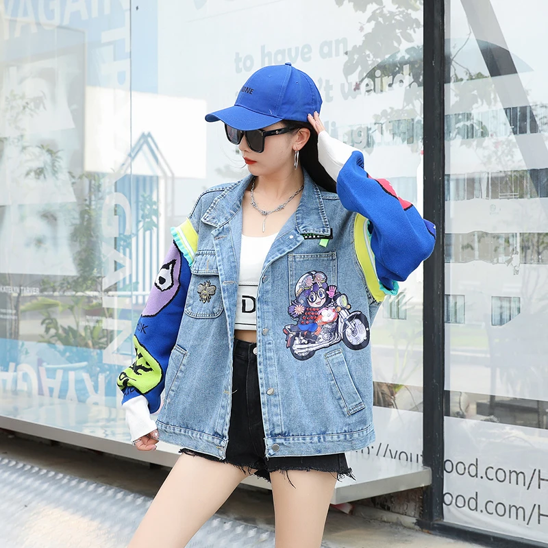 Рисунок 3 - Джинсовая куртка женская с длинным рукавом