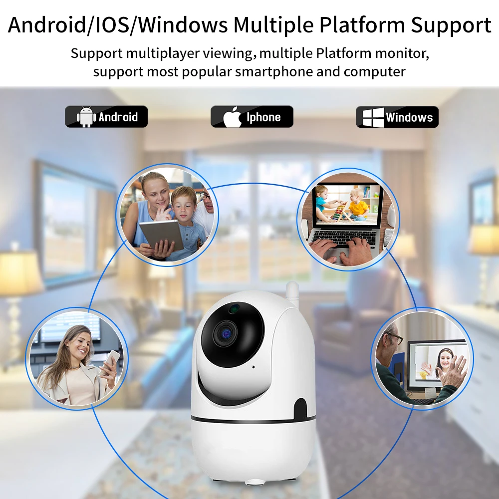 720p baby monitor smart home cry alarm mini surveillance camera with wifi security video surveillance ip camera ptz ycc365 tv free global shipping