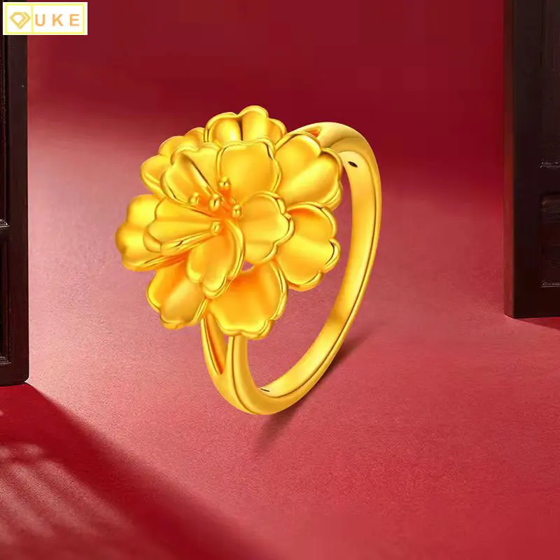 

Женский браслет-Кольцо из 18-каратного желтого золота, с открытым ртом