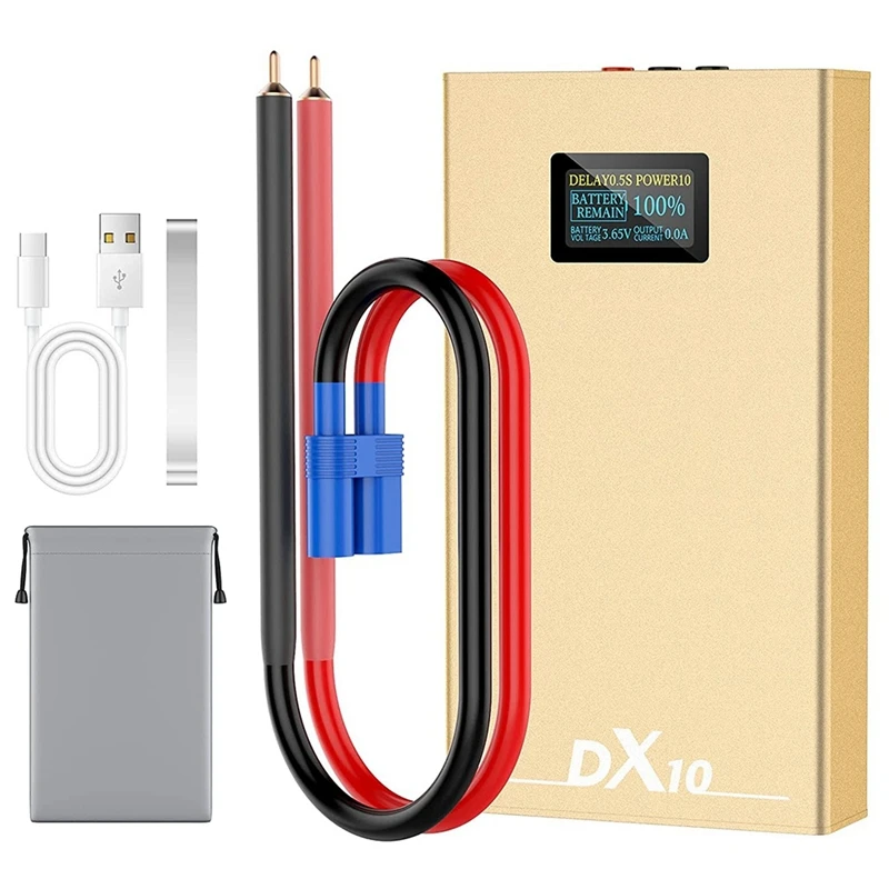 

Mini Spot Welder With LCD Screen & Multi-In 10600Mah Big Battery, 20 Gears Adjustable DIY Handheld Spot Welding Machine