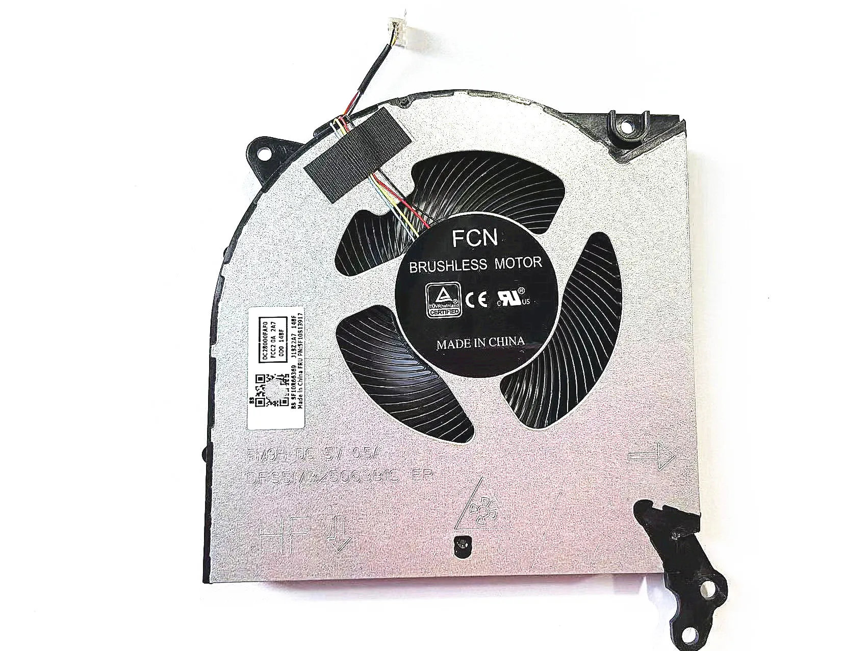 

Новый охлаждающий вентилятор для ноутбука LENOVO 2020 R7000 Y550-15 Y7000P CPU GPU 5V с крышкой, ORG