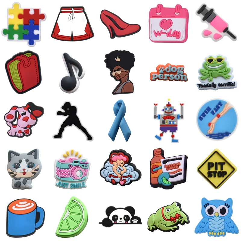 

Gifts Decorations for Crocs Shoe Charms Shoes Accessories Boy Packs Set Jeans Women Charm Kids Para Pins Girl Wholesale Bulk Men