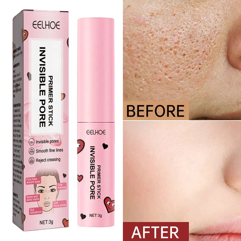 Pore Shrinking Face Whitening Stick Moisturizing Nourish Oil Control Lifting Firming Smooth Pores Repair Stick Korean Skin Care