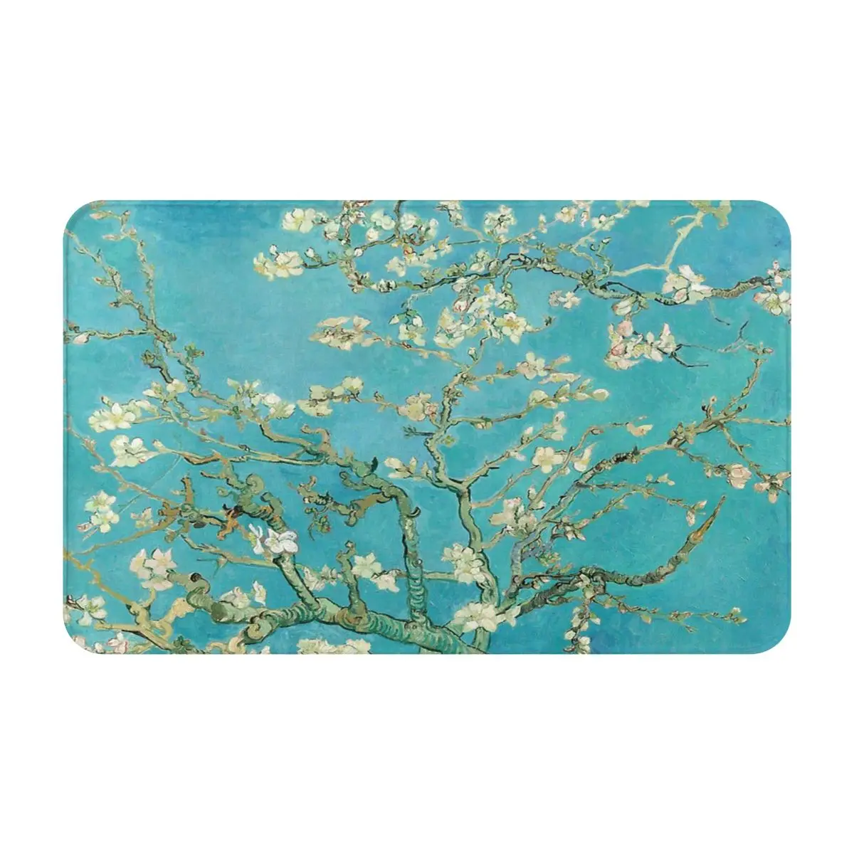 

Almond Blossoms By Vincent Van Gogh 1 Bath Mat Carpet Door Mat 50x80cm Rugs For Living Room Nordic Rug Bathroom Mats