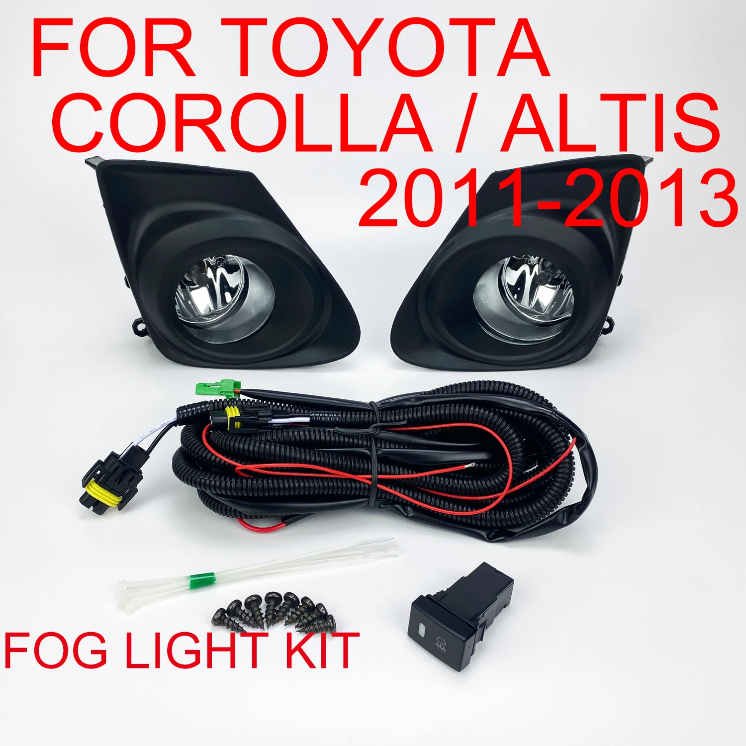 Комплект противотуманных фар переднего бампера для Toyota Corolla/Altis 2011 2012 2013 замена