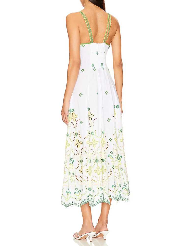 VGH Colorblock Платье из хлопка для женщин