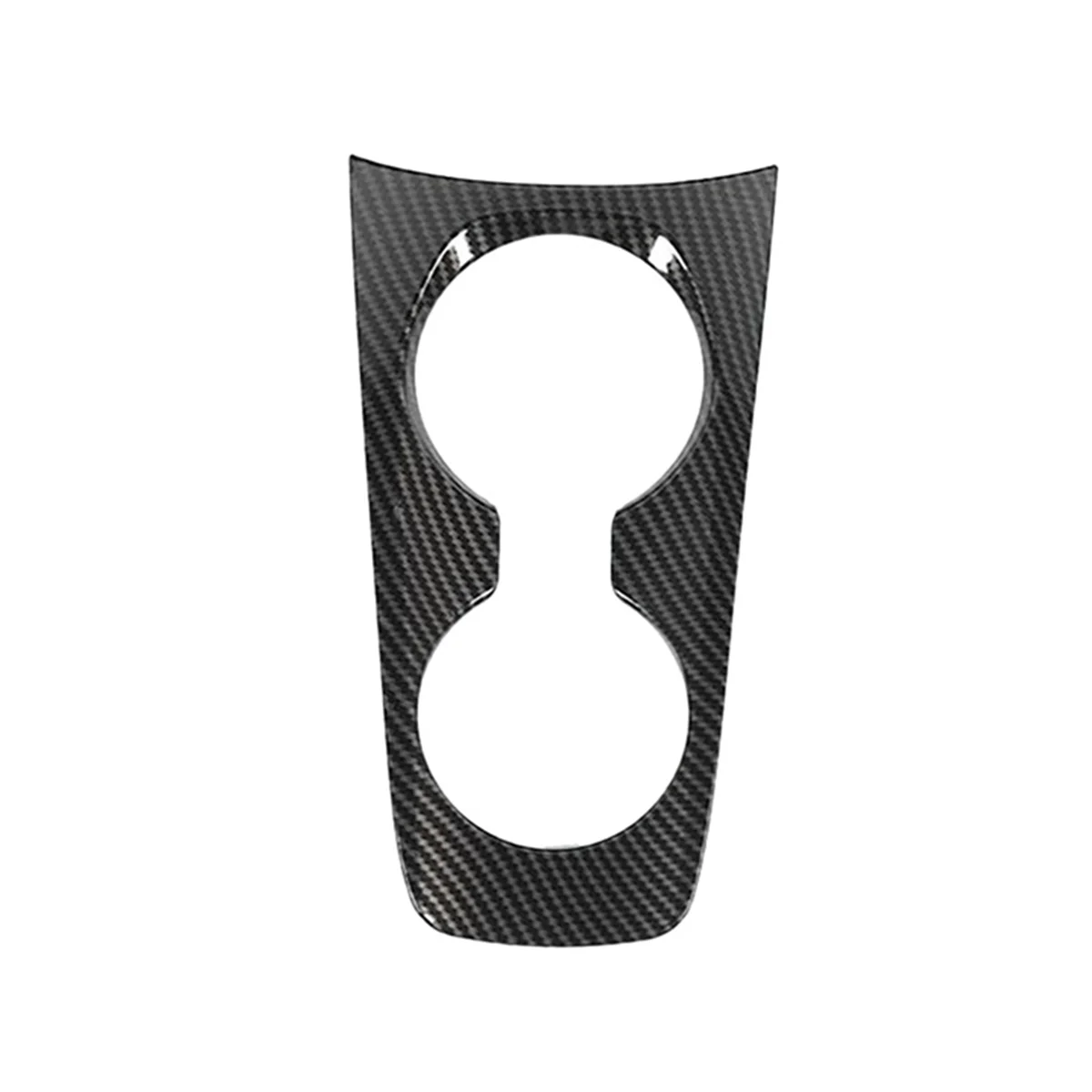 

Карбоновая центральная консоль держатель стакана для воды декоративная Обложка отделка наклейки для 2010-2015