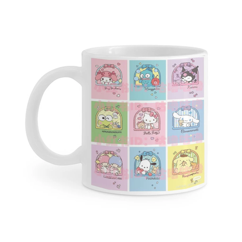 Персонажи Sanrio Hello Kitty Kuromi My Melody кофейная чашка с молоком кружка мокко 11 унций