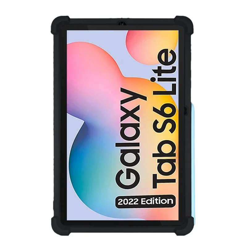 Фото Силиконовый чехол с 4 утолщенными углами и подставкой для Samsung Galaxy Tab S6 Lite 2024 10,4 дюйма, SM-P625 SM-P620, противоударный чехол №4