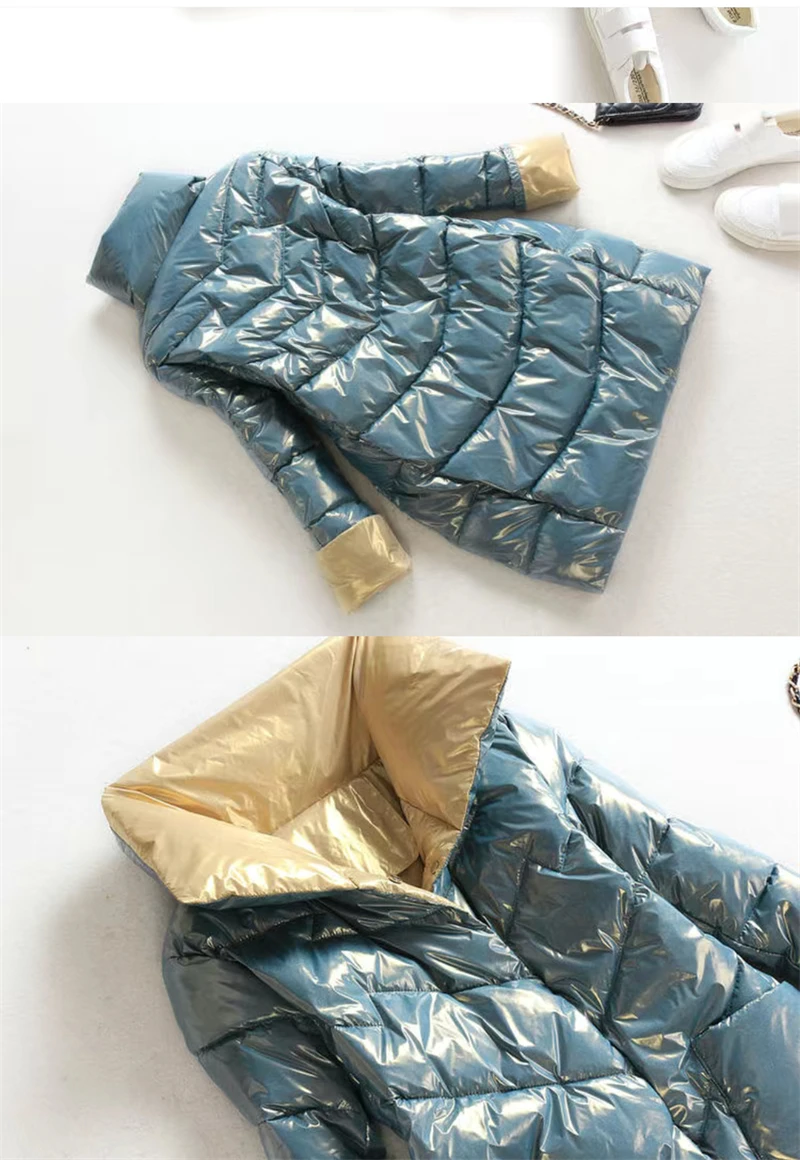 Women's Oversize Parka Coat 2022 New Fashion Short Winter Jacket Warm Thick Cotton Coat Loose Padded Ladies Street Casual Jacket