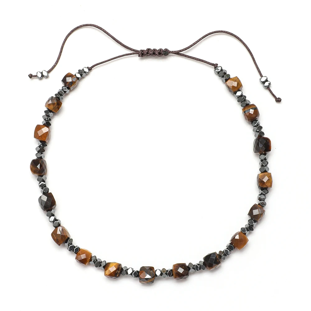 ZMZY винтажные браслеты из натурального камня для женщин и мужчин этнические