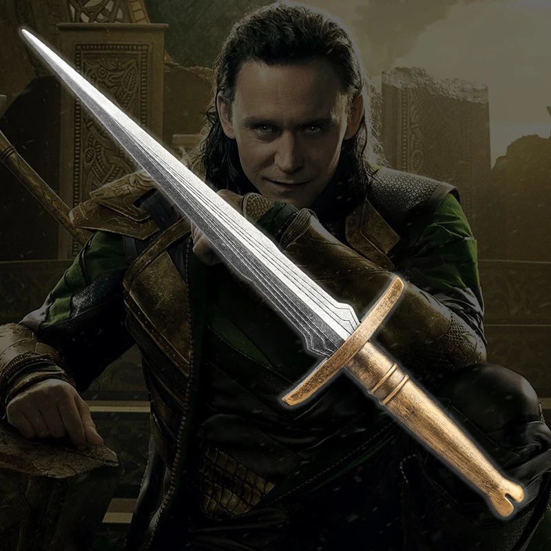 

44cm Avengers Loki Dagger Cosplay weapon Props Around Marvel Film Television Toys Halloween Atmosphere Accessories for toys