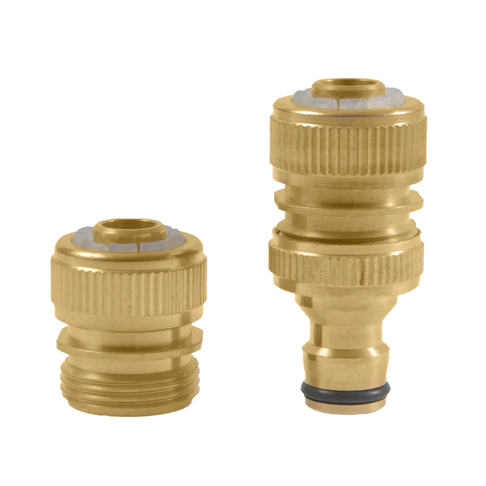 

Brass 1/2 Garden Hose To 5/8 Garden Tap Connector 3/4 To 16mm Hose Fittings Copper Water Gun 1PCS The Pipe Fittings