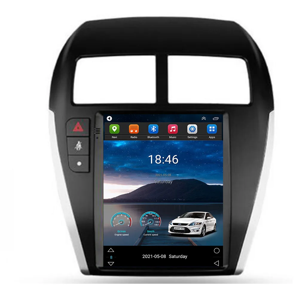 

8G 128G Tesla QLED Screen For Mitsubishi ASX 1 2010 - 2016 Car Radio Navigation GPS Stereo Multimedia Video Player Android 12.0