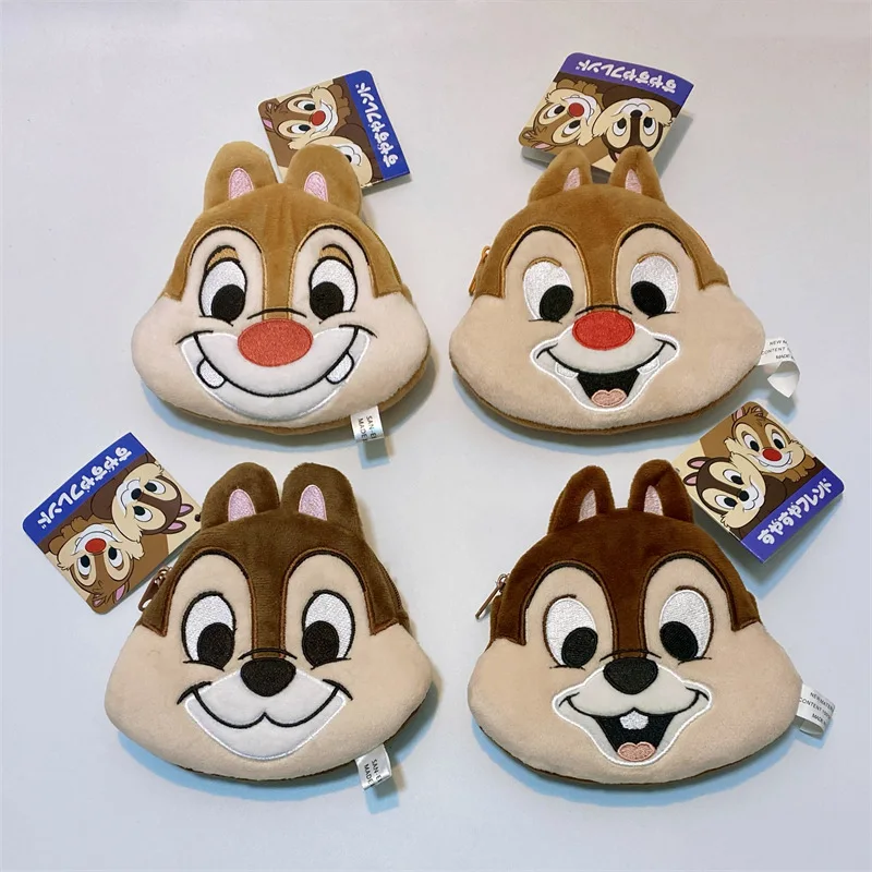 Милый кошелек Disney Chip Dale сумка для монет с рисунком белки мини-модный подарки