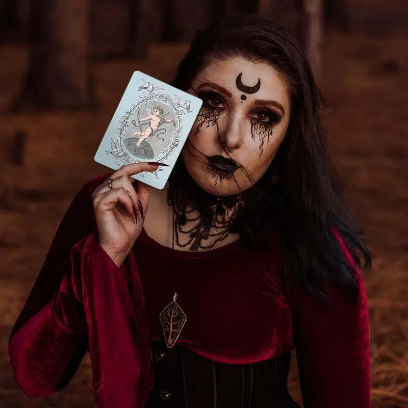 Карты Tarot Golden Lenormand портативная карта для загадочных гадания на 36 карт