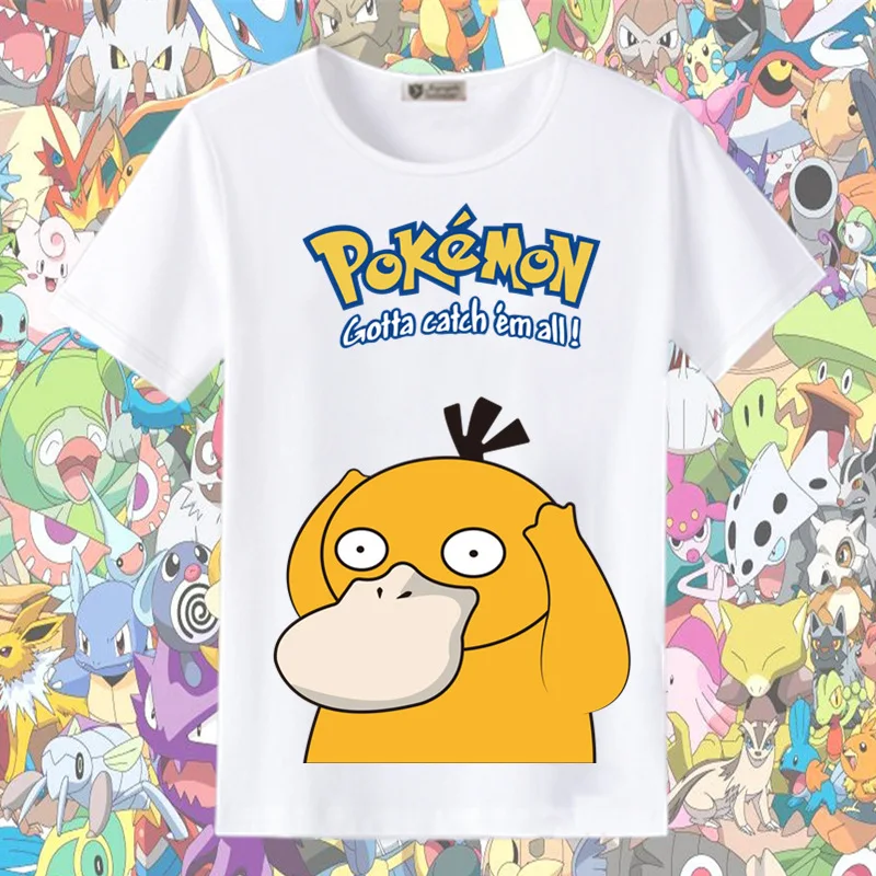 

Pokemon T Shirt Pikachu Bulbasaur Cute Anime Clothes Cartoon Summer Mens Womens Childrens Birthday Short Sleeve Top Gifts