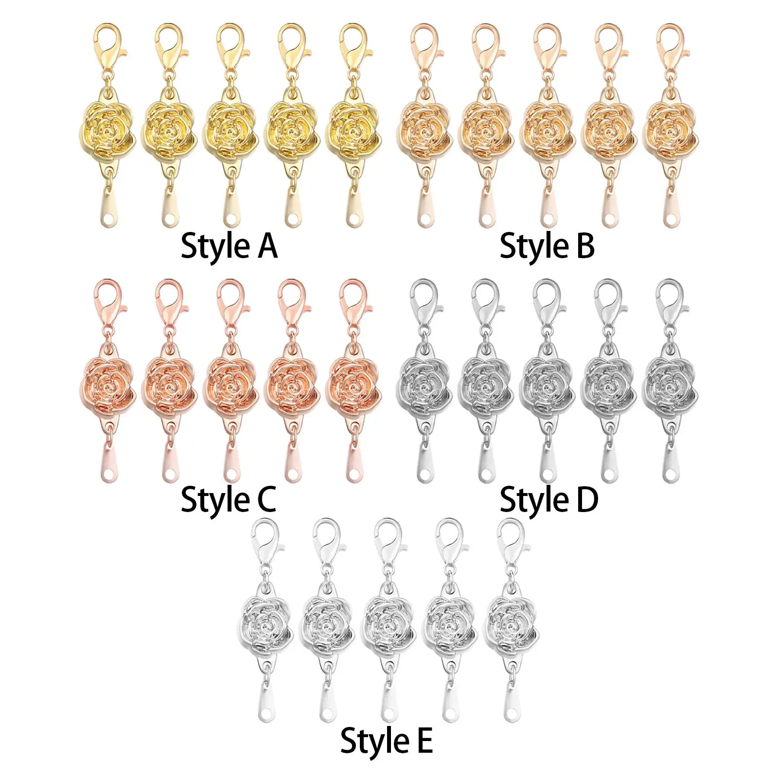 

5 шт., застежки для ожерелья