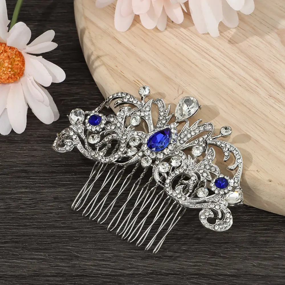Гребни, диадемы и ободки для волос Fashion Bride для свадебных аксессуаров для волос женщин Ювелирные изделия Вечеринка Бриллиантовые головные уборы.