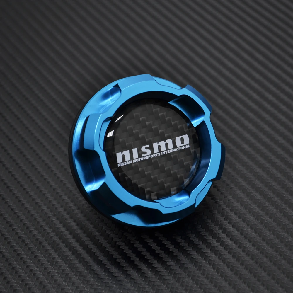 

Carbon fiber logo Blue Aluminum ENGINE Oil Cap for nissan ALTIMA MAXIMA SILVIA S13 S14 240SX SENTRA SUNNY INFINITI 350Z 300ZX