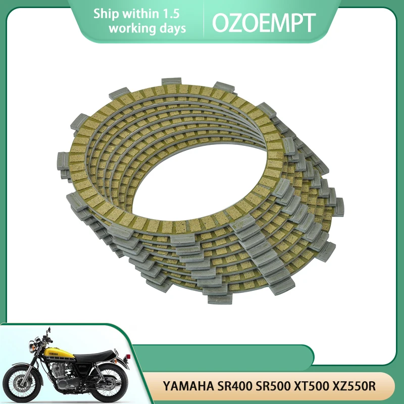 Фибрирующая пластина сцепления OZOEMPT, подходит для YAMAHA SR400 SR500 XT500 XZ550R