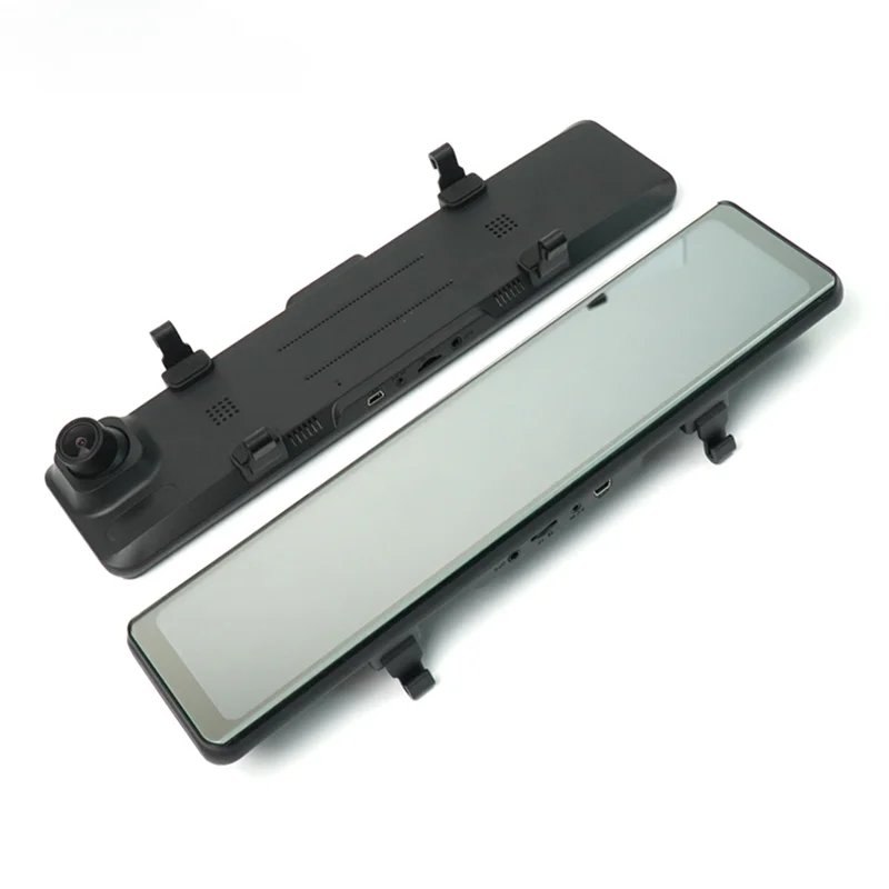 4K+1080 передняя и задняя 12-дюймовая зеркальная видеорегистратор автомобильная с