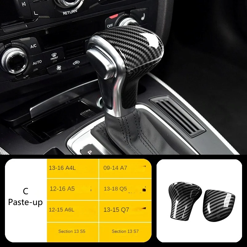 Фотообои из углеродного волокна для Audi A3 A4 A4L A5 A6L A7 Q5 Q5L Q7 S5 S7 2012-2022 аксессуары