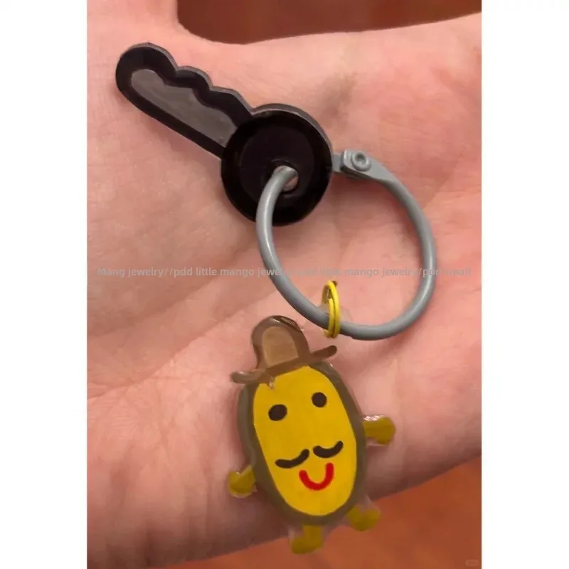 Новинка 2024 милый маленький поросенок акриловый брелок кулон аксессуар брелки в