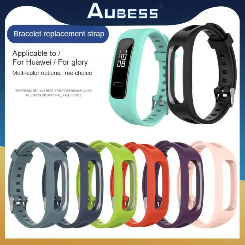 

1 Pcs Comfortable Watch Strap Adjustable Wristband High Quality For Huawei Bracelet 3e Strap Consumer Electronics Silica Gel