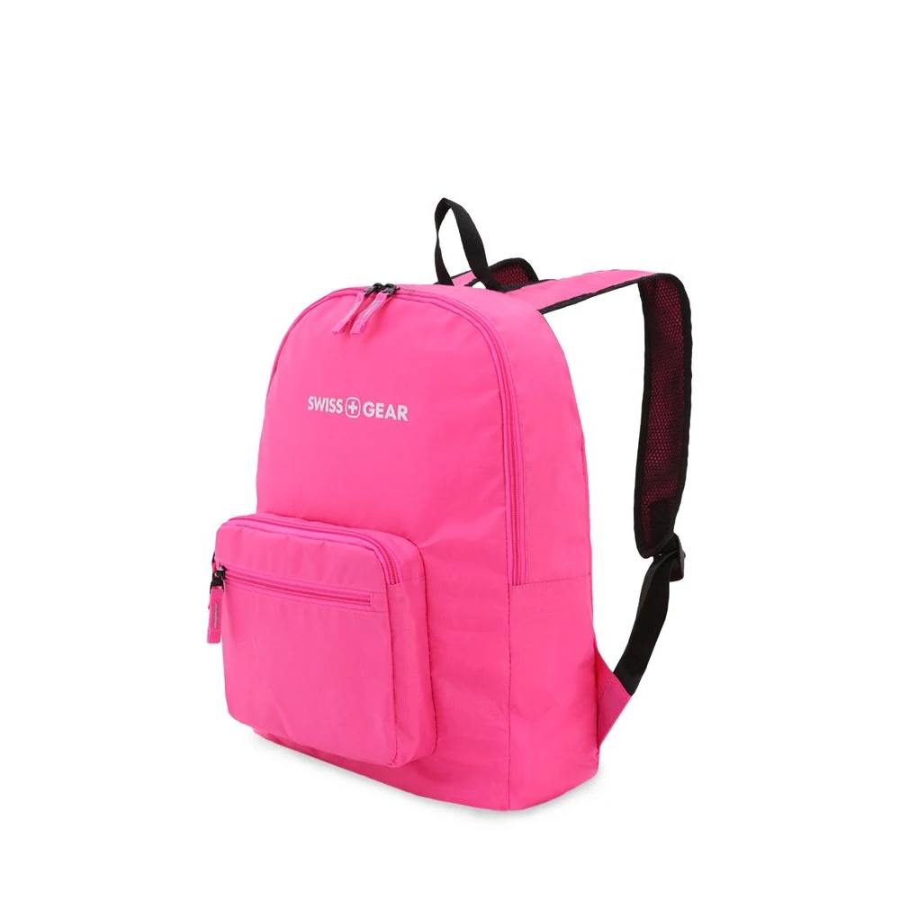 Рюкзак &quotSwissgear" складной розовый полиэстер 33 5x15 5x40 см 21 л | Рюкзаки унисекс